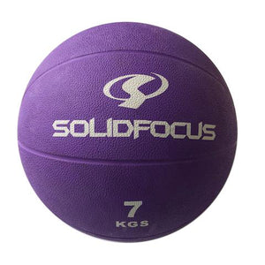 7kg Medicine Ball - Round - Purple