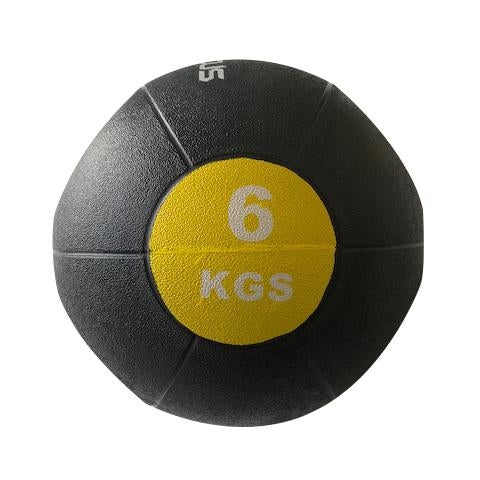 6kg Medicine Ball - Double Grip - Gray