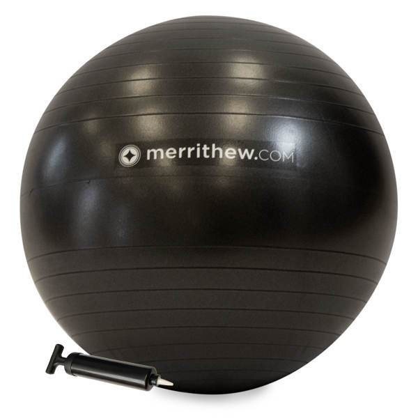 Stability Ball with pump - 55cm - Black