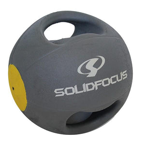 4kg Medicine Ball - Double Grip - Gray